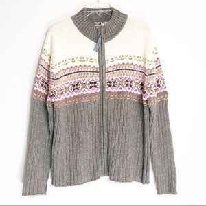 Tiara International | Women’s Full Zip Sweater L